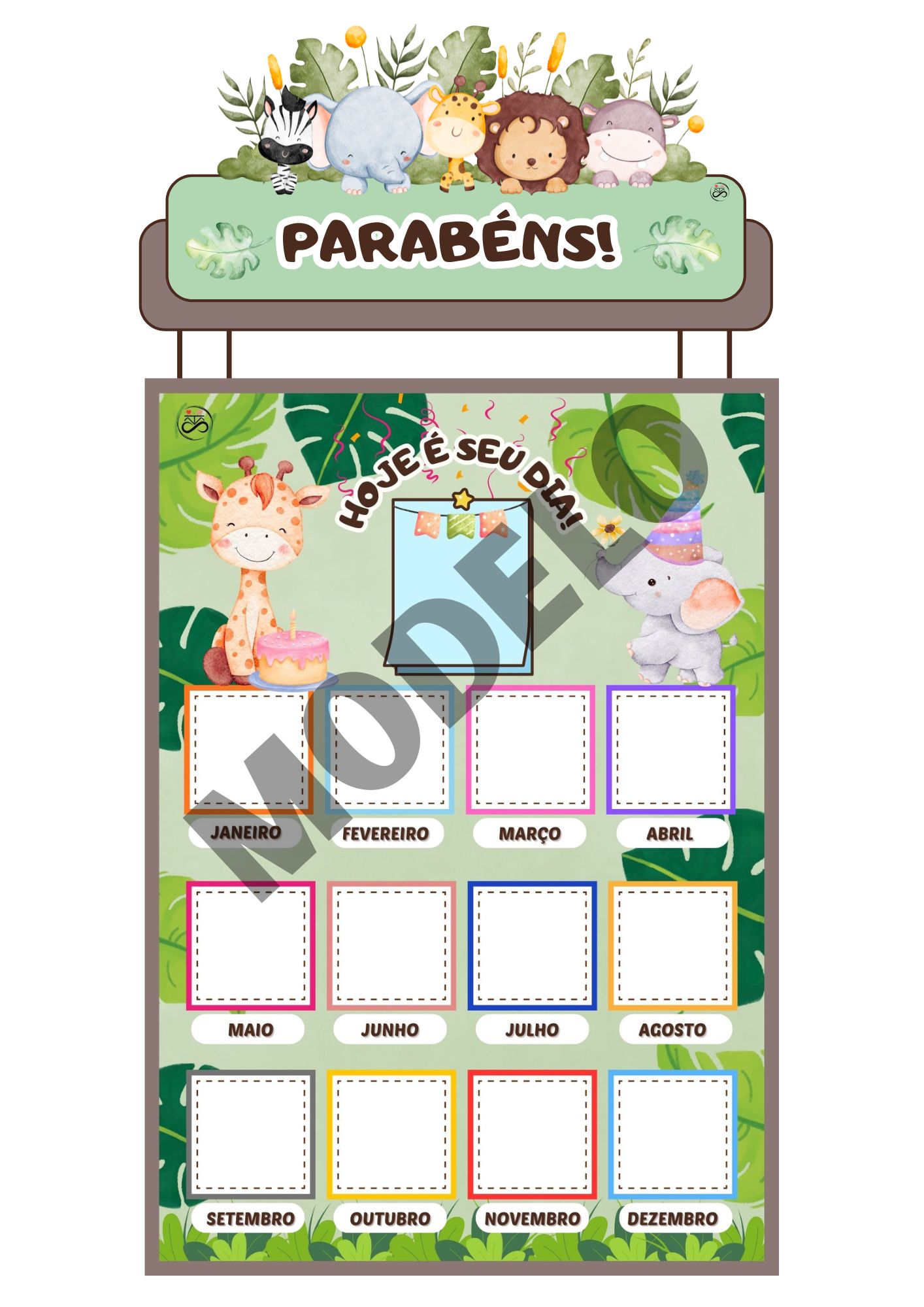 Painel para sala de aula (safari)