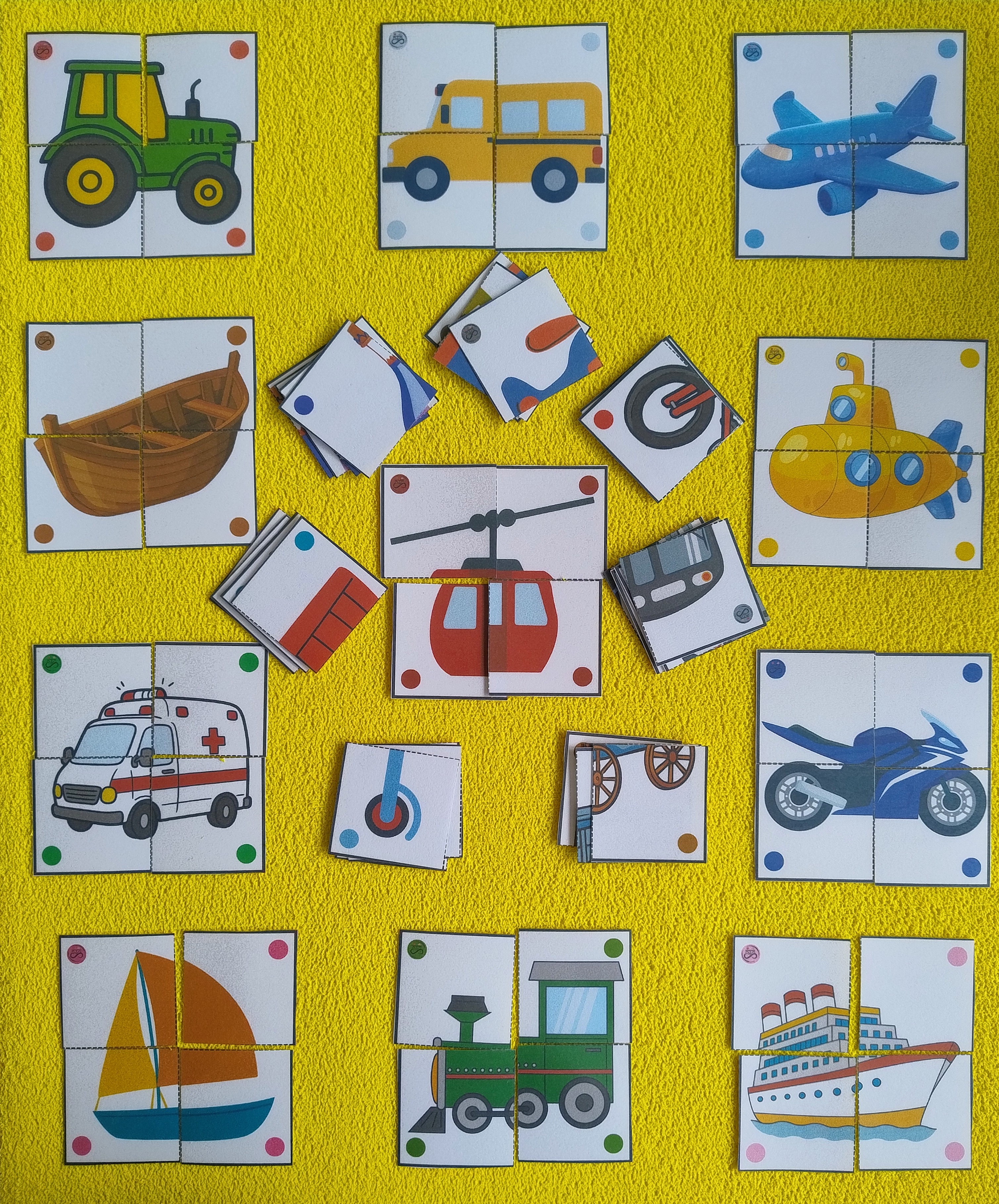 QUEBRA-CABEÇA / MEIOS DE TRANSPORTE