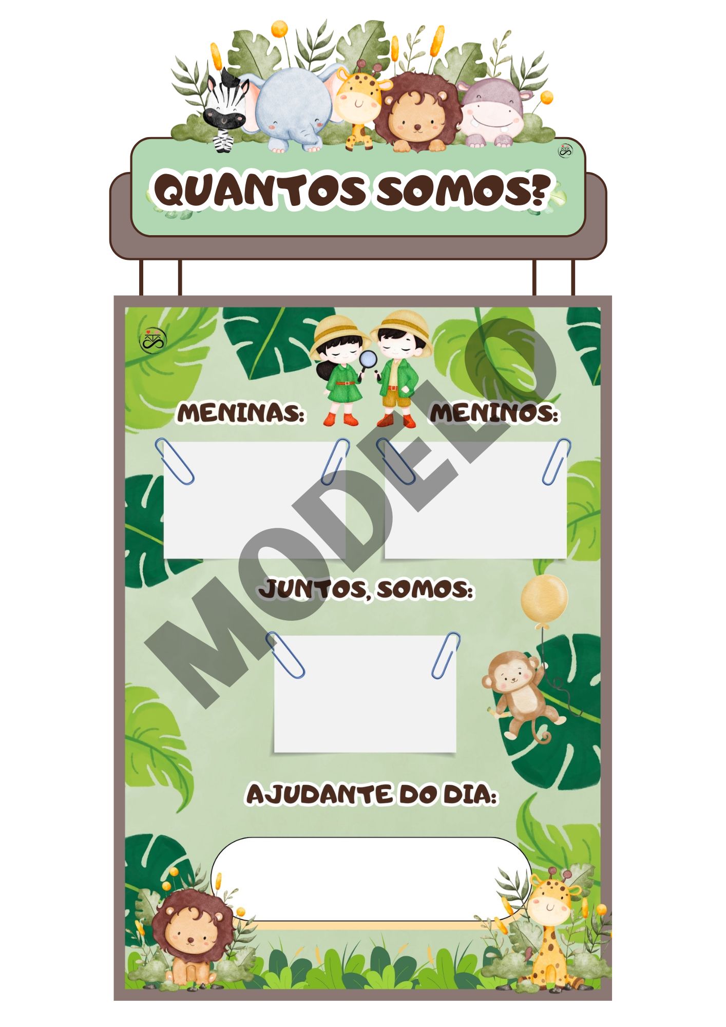 Painel para sala de aula (safari)