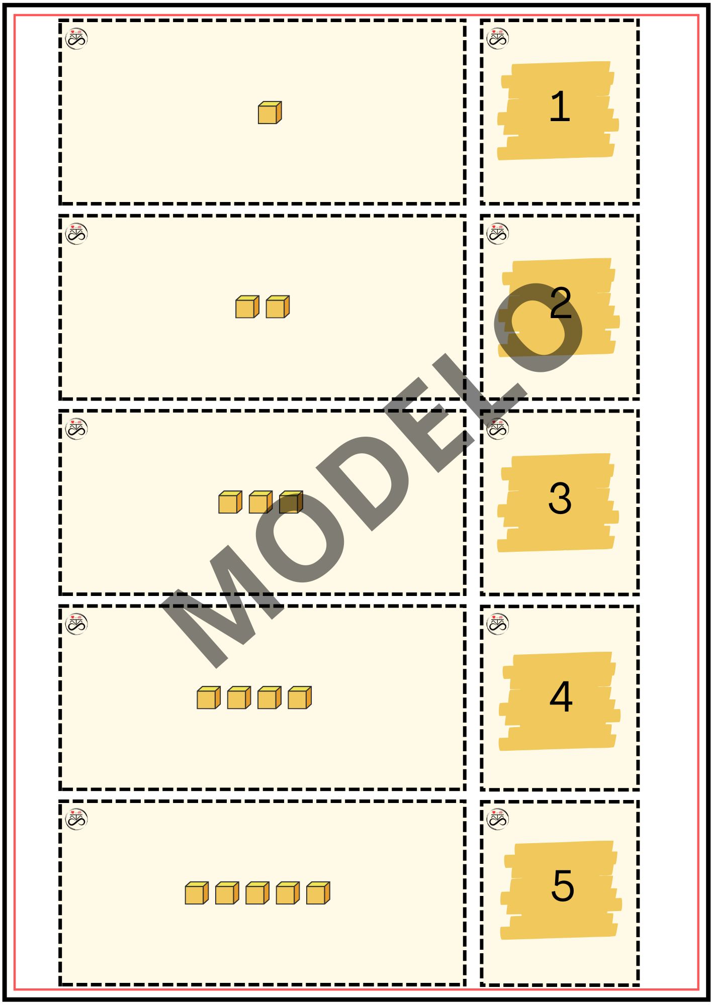 MATERIAL DOURADO - ENCONTRE OS PARES