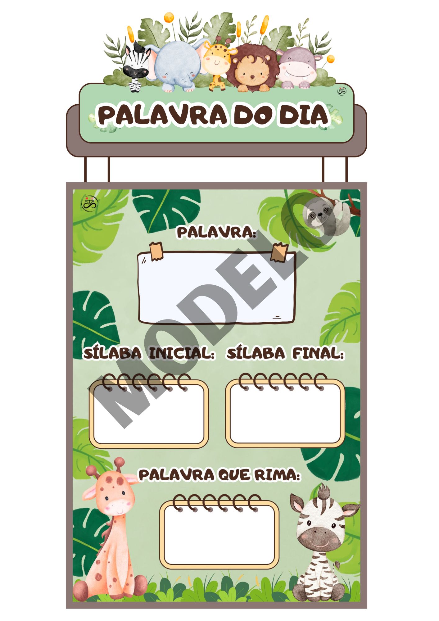 Painel para sala de aula (safari)