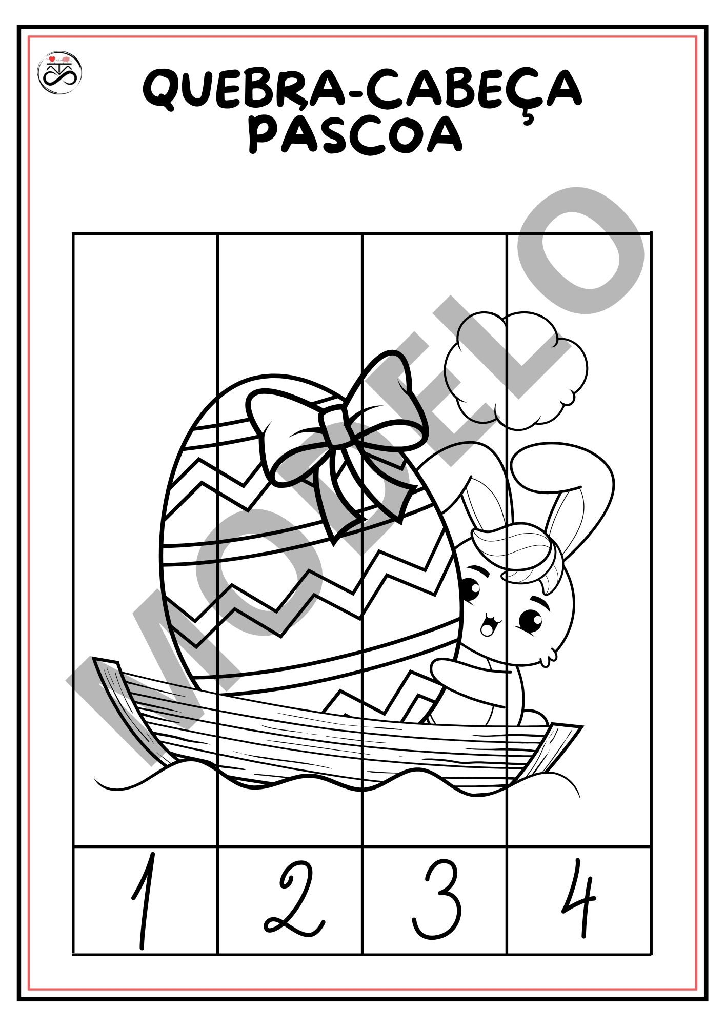 Quebra-cabeça / Tema: Páscoa