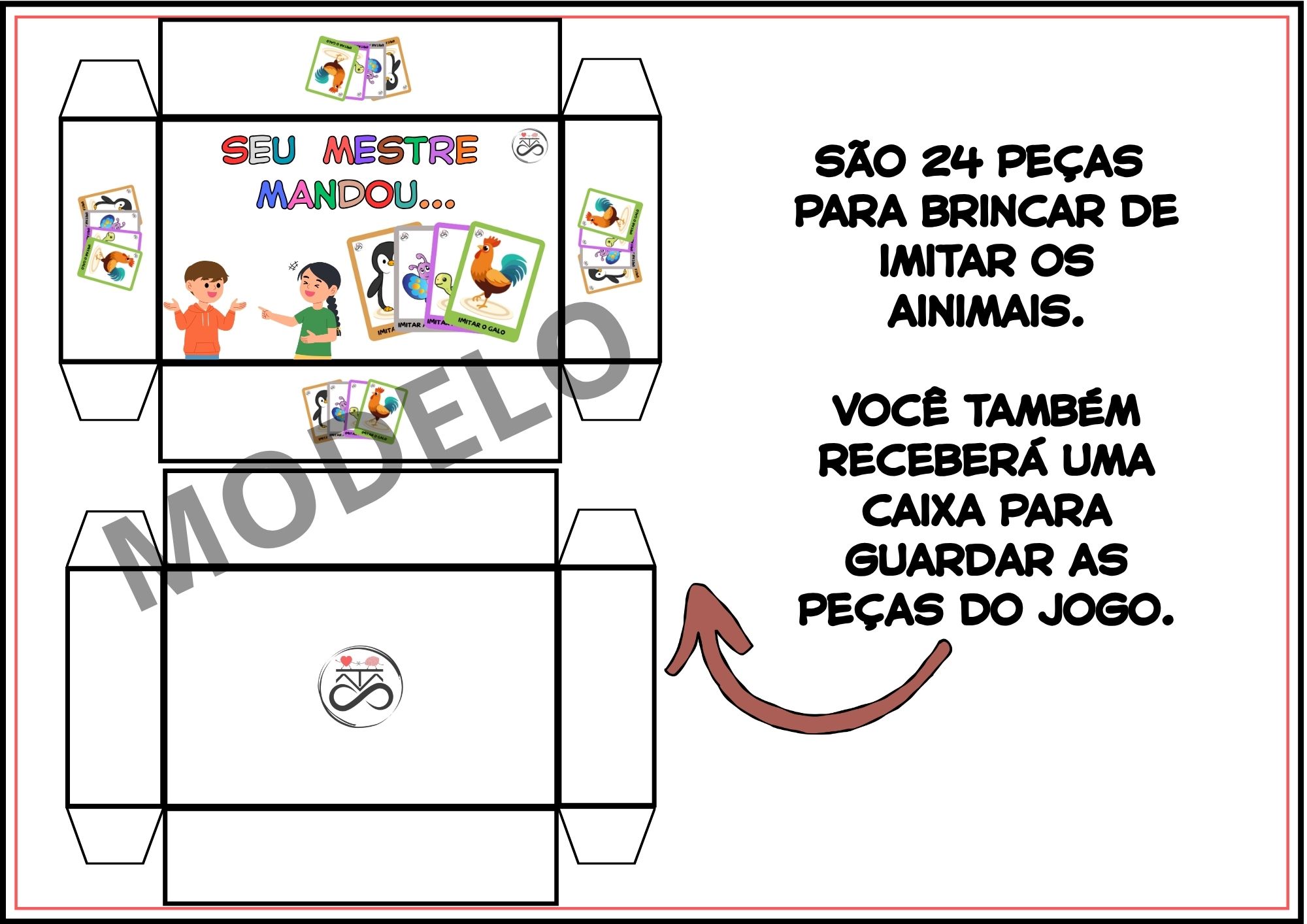 SEU MESTRE MANDOU... IMITAR OS ANIMAIS
