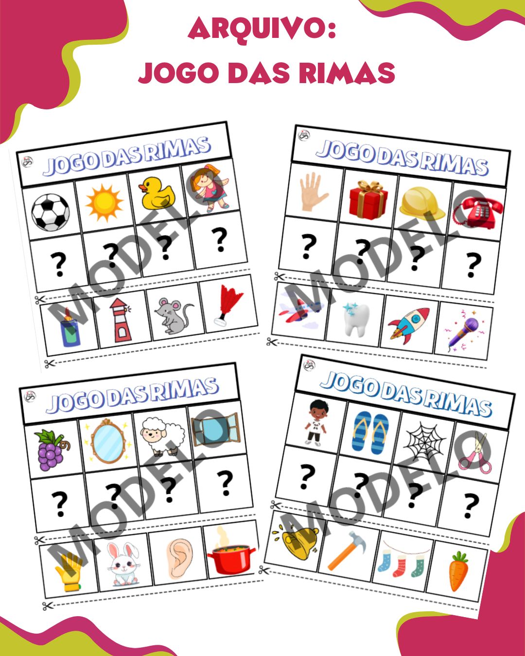 JOGO DAS RIMAS
