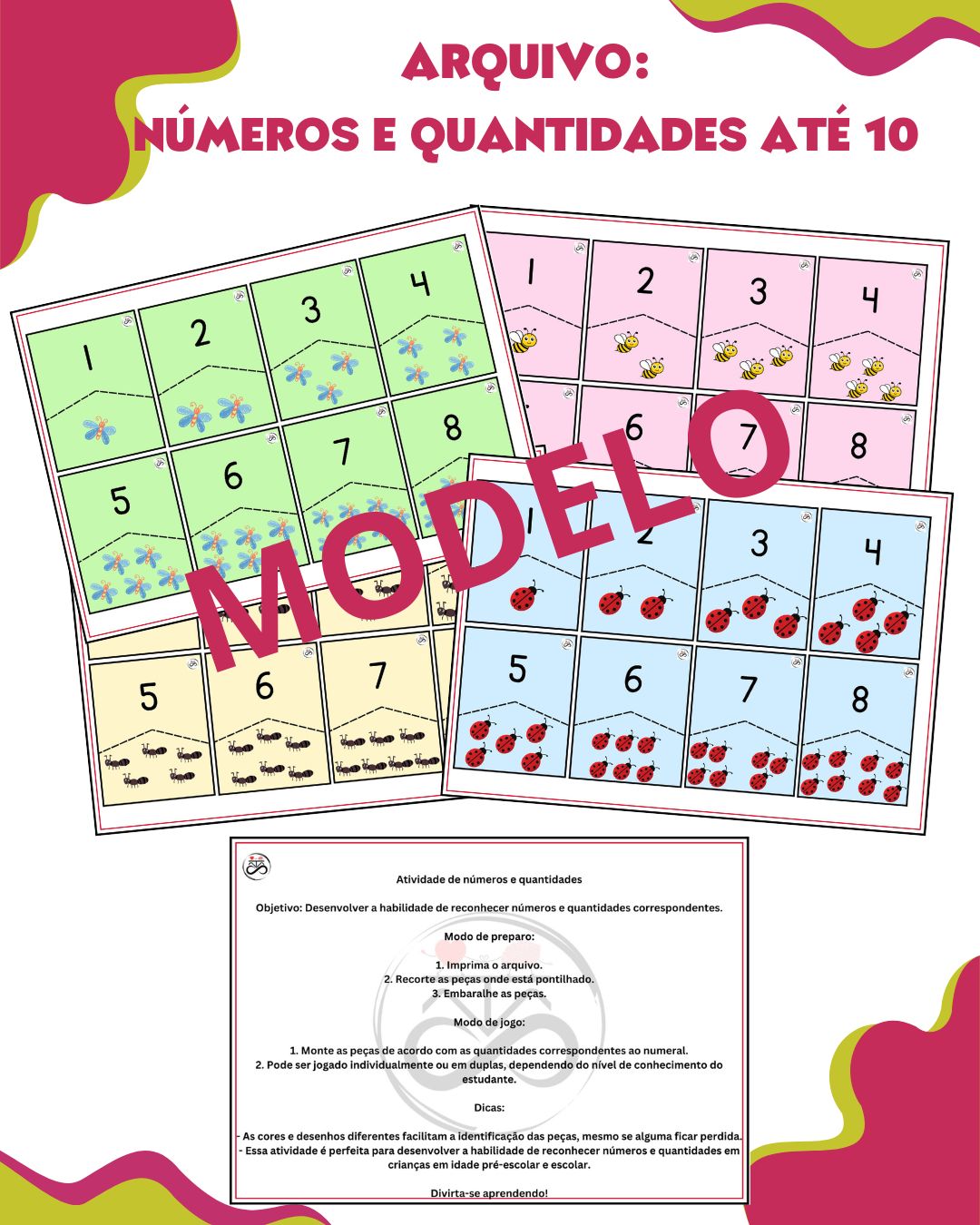 JOGO: NÚMEROS E QUANTIDADES