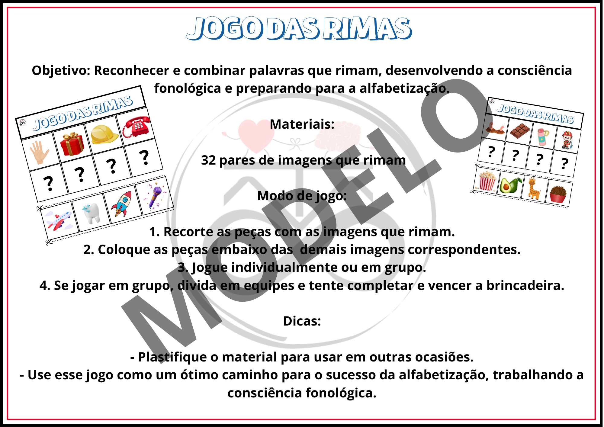 Jogo das rimas