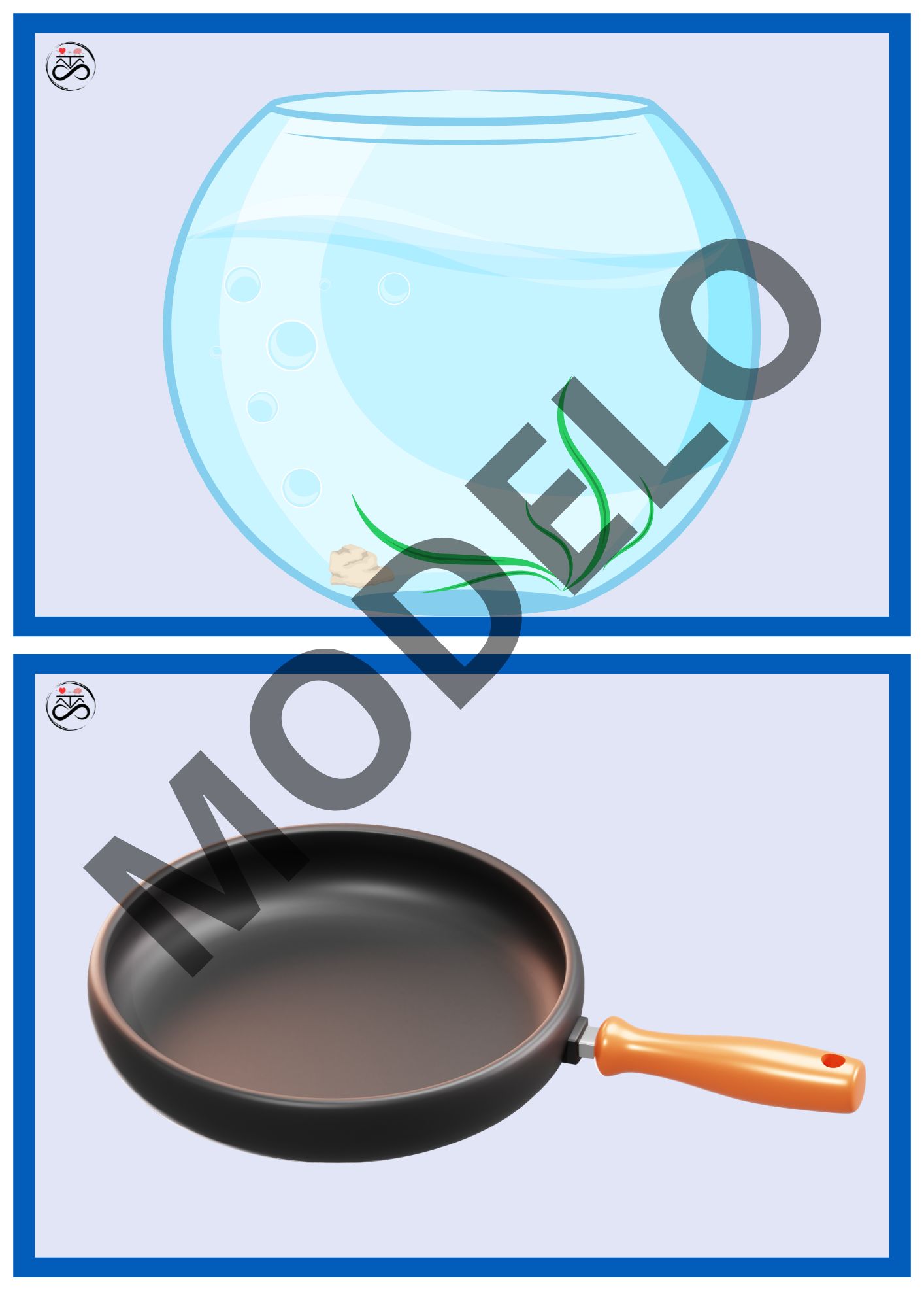 Pranchas / Complete as imagens com massinha de modelar
