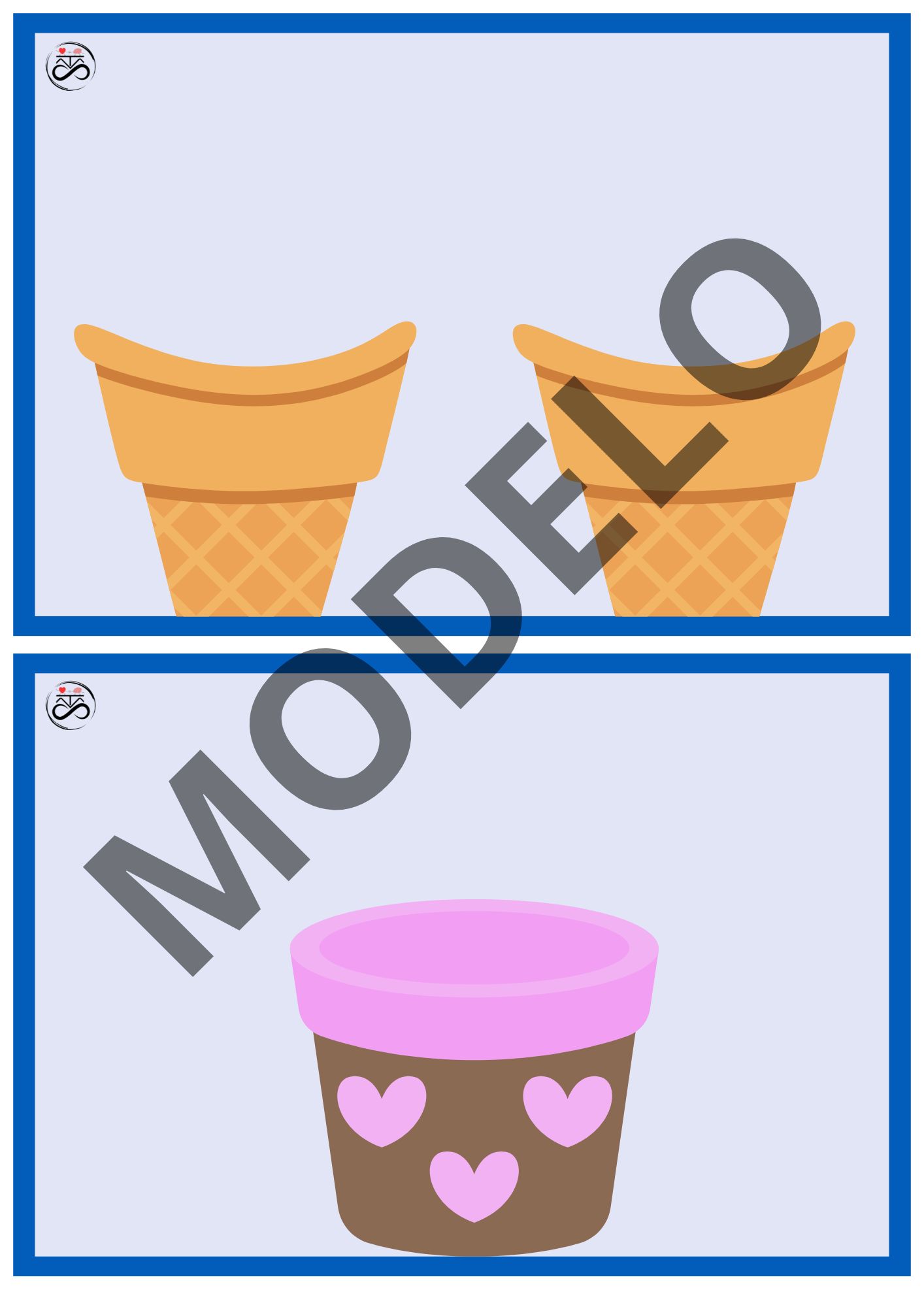 Pranchas / Complete as imagens com massinha de modelar