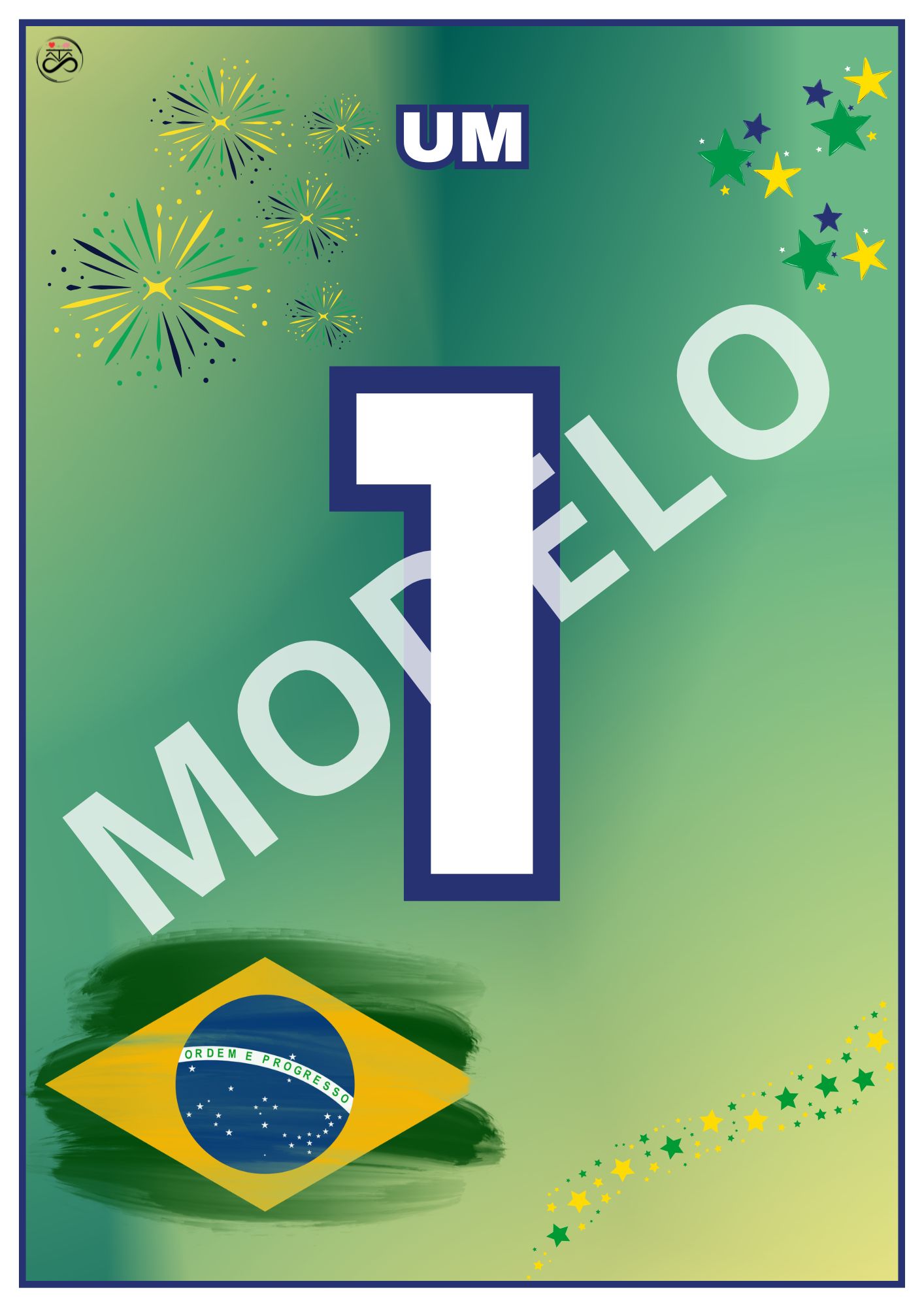 Sequência numérica 0 a 30 / Tema: Rumo ao hexa