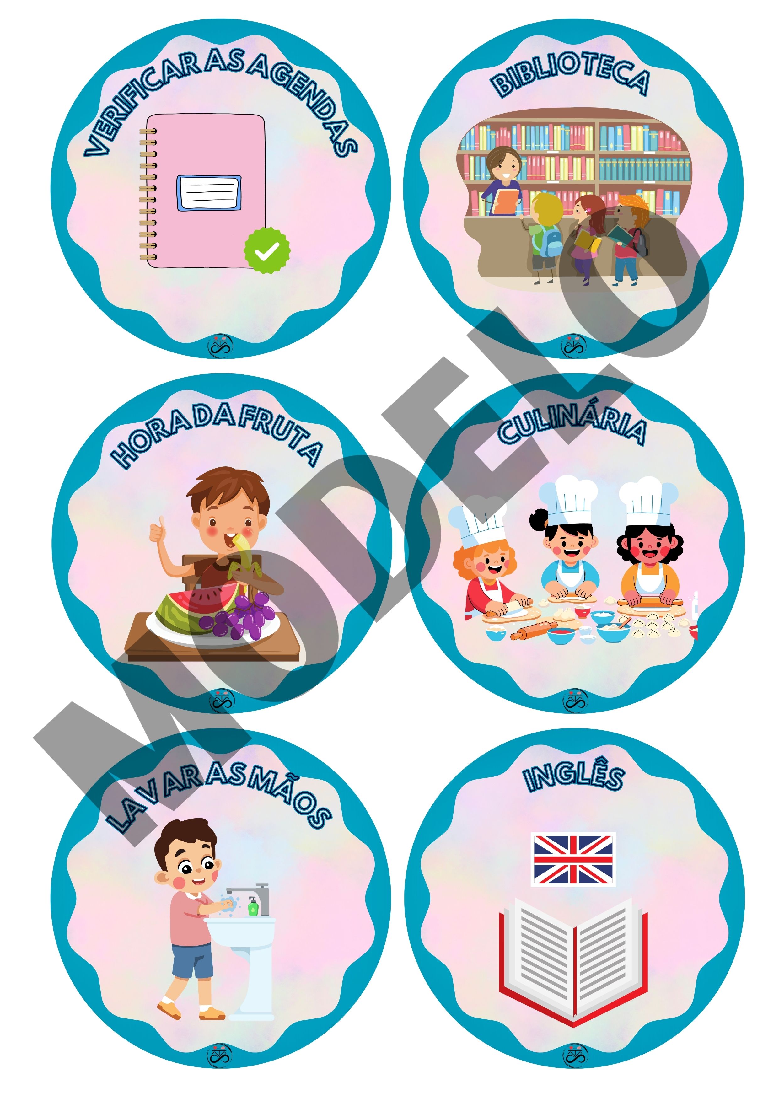 Rotina escolar / Educação Infantil