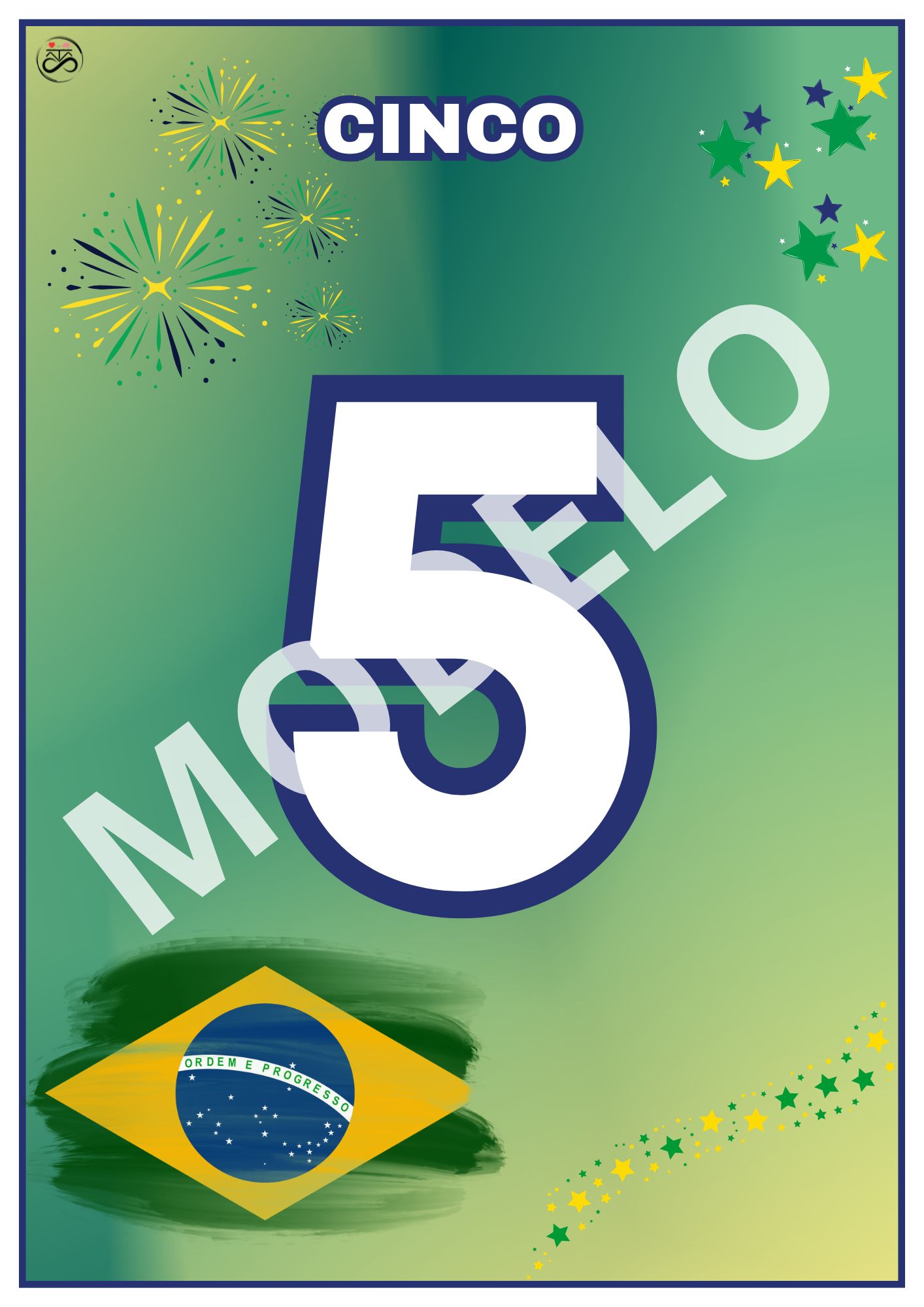 Sequência numérica 0 a 30 / Tema: Rumo ao hexa