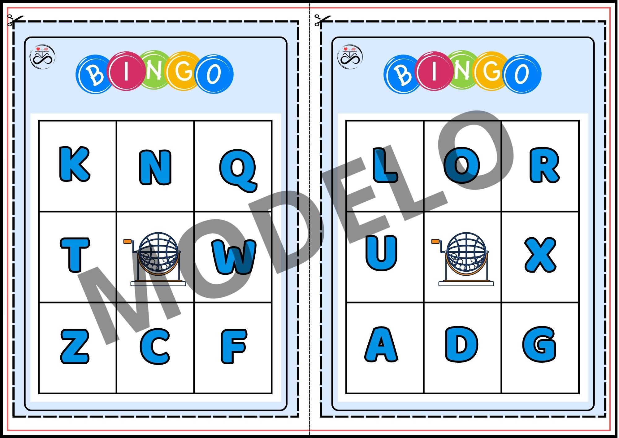 Jogo: Bingo de letras