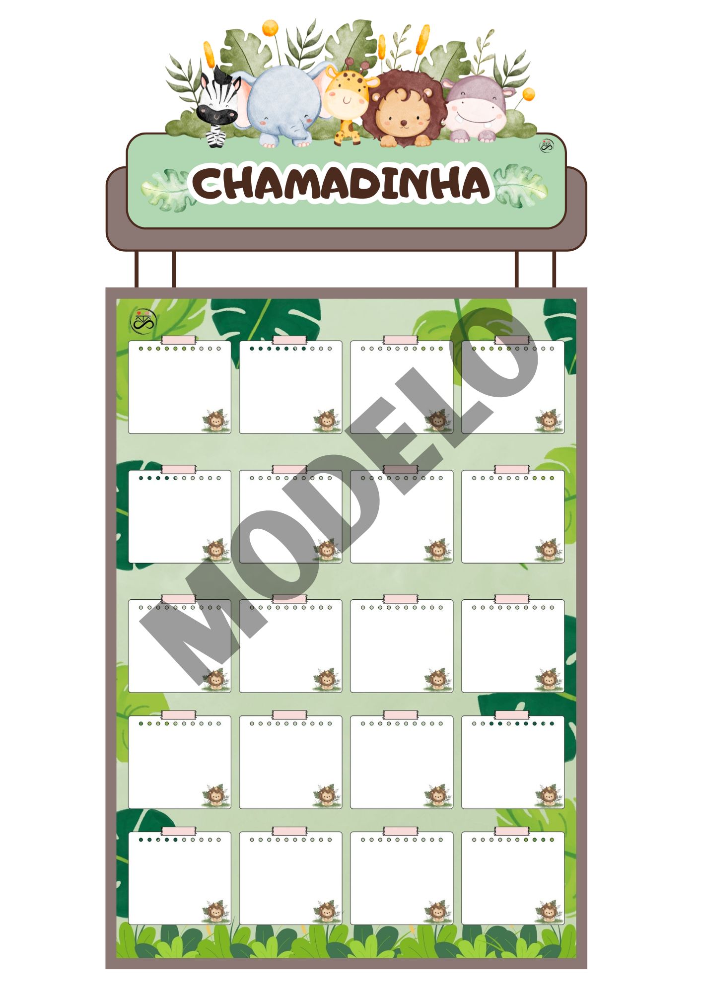 Painel para sala de aula (safari)