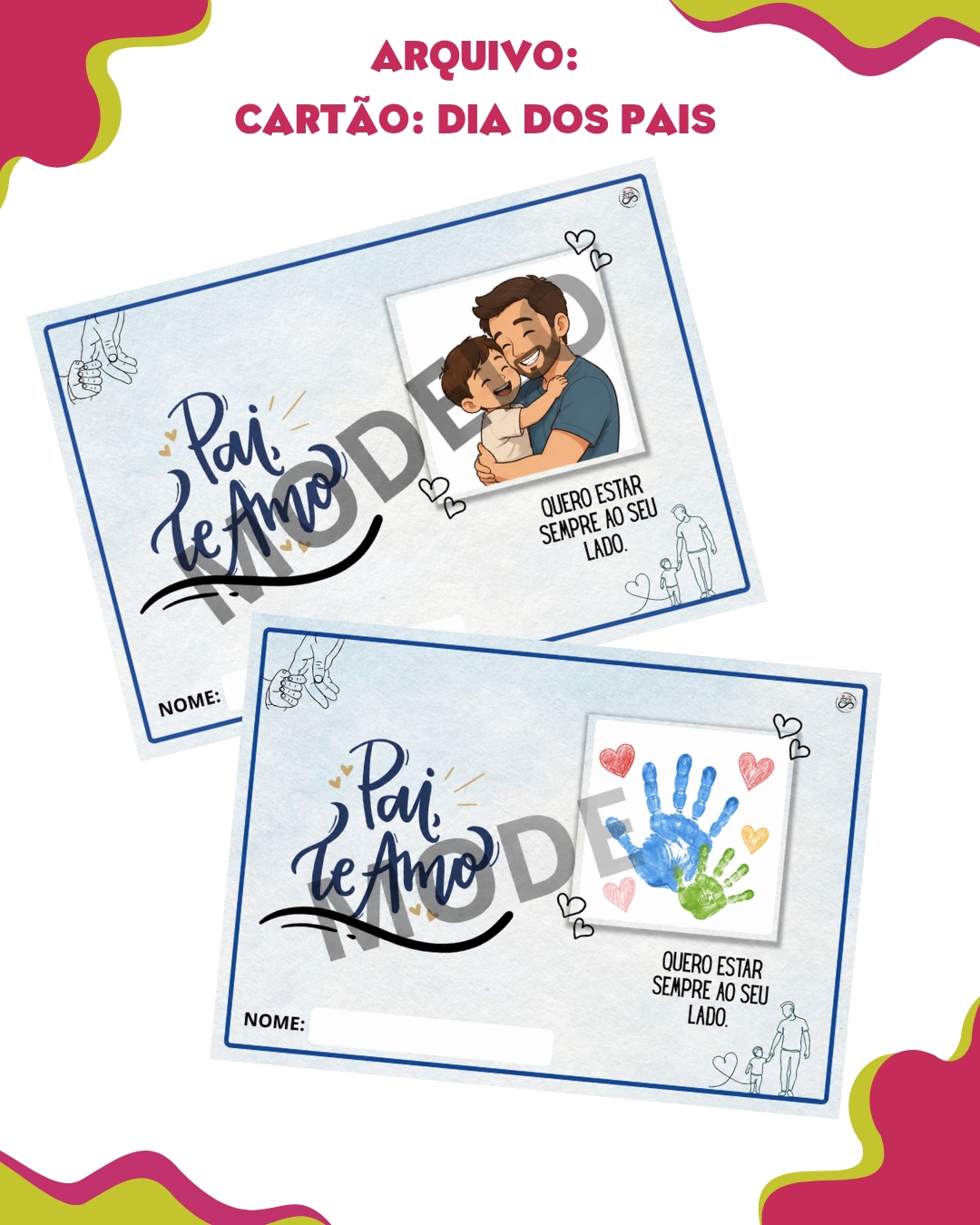 CARTÃO: DIA DOS PAIS
