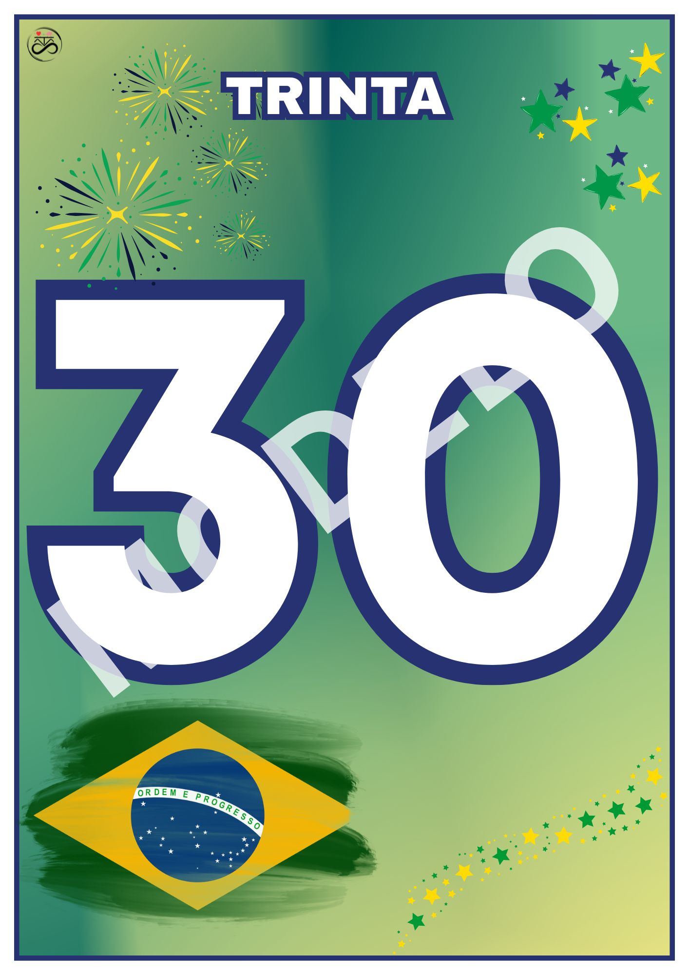 Sequência numérica 0 a 30 / Tema: Rumo ao hexa