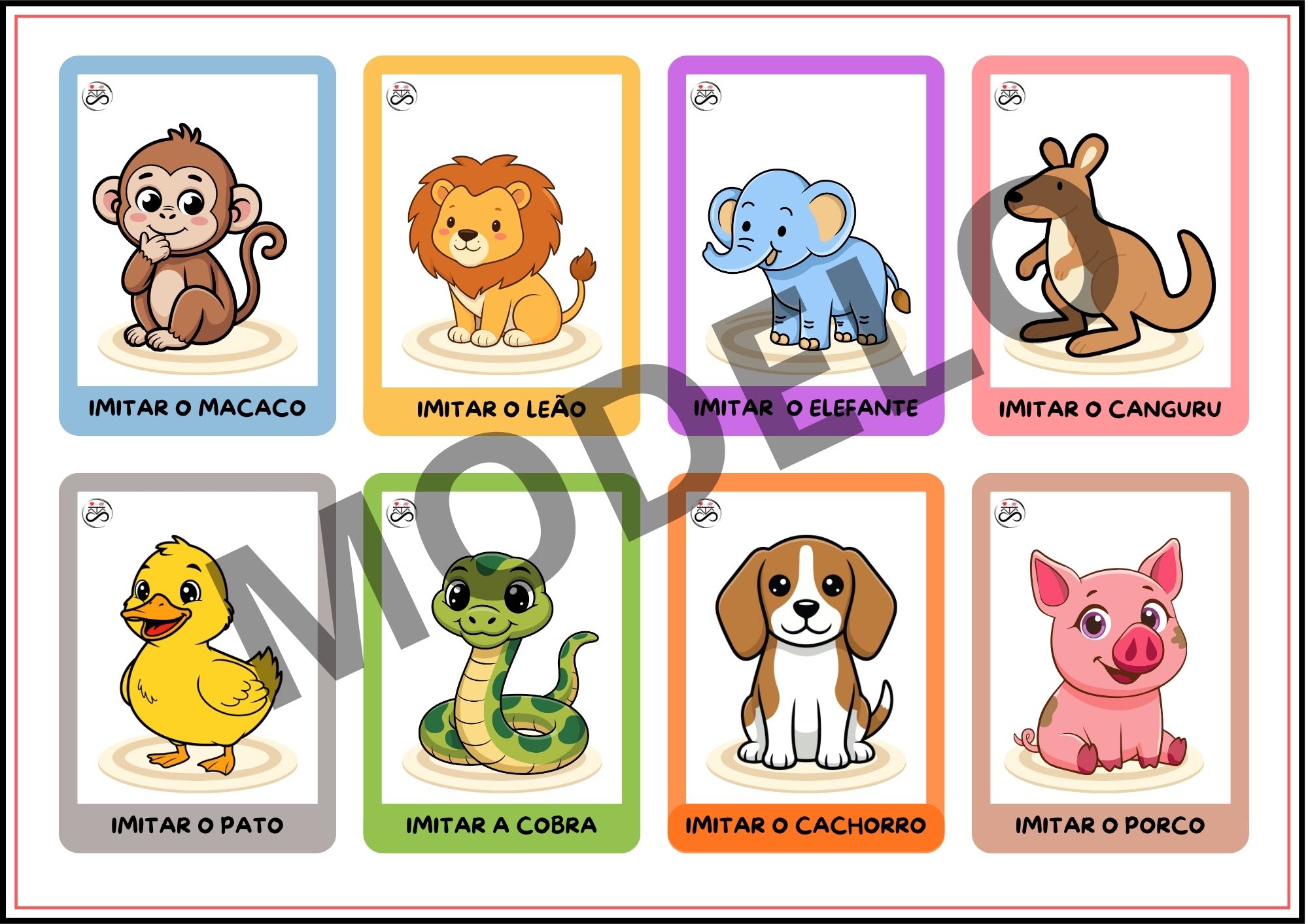 SEU MESTRE MANDOU... IMITAR OS ANIMAIS