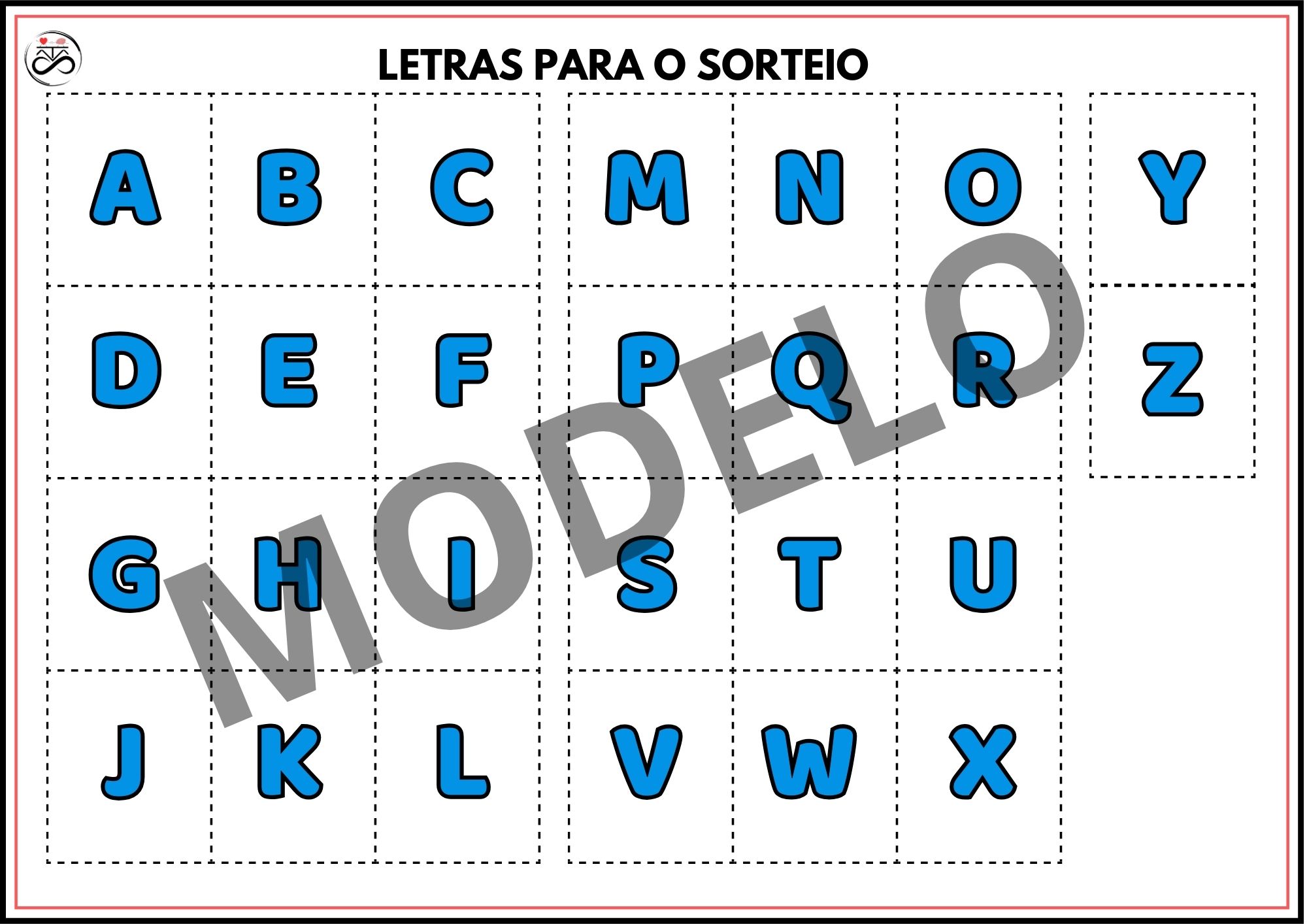 Jogo: Bingo de letras