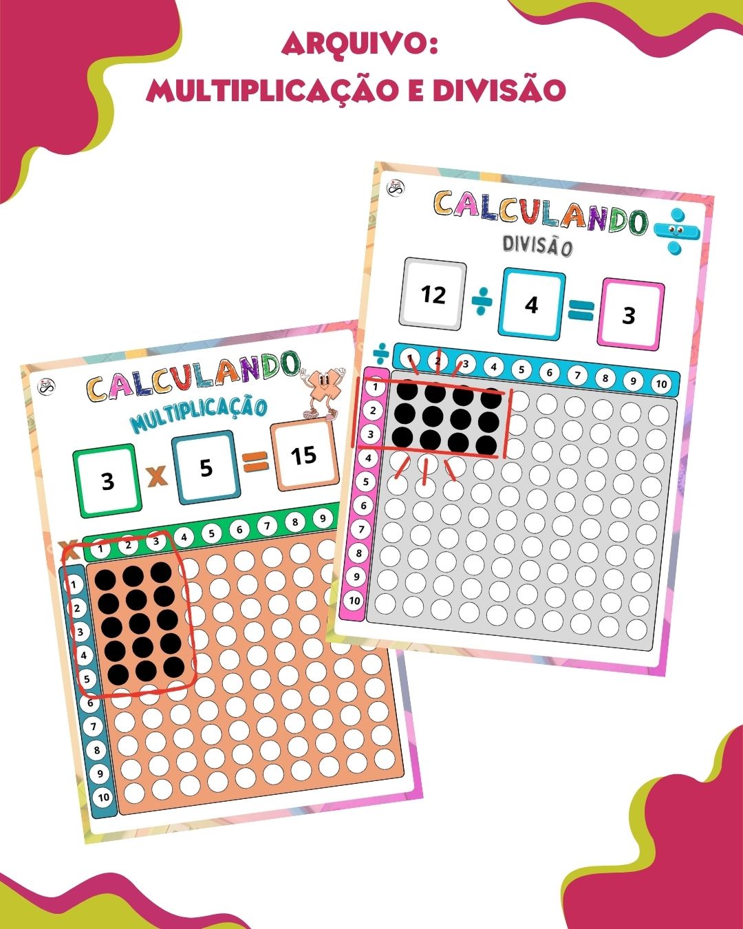 CALCULANDO - MULTIPLICAÇÃO E DIVISÃO