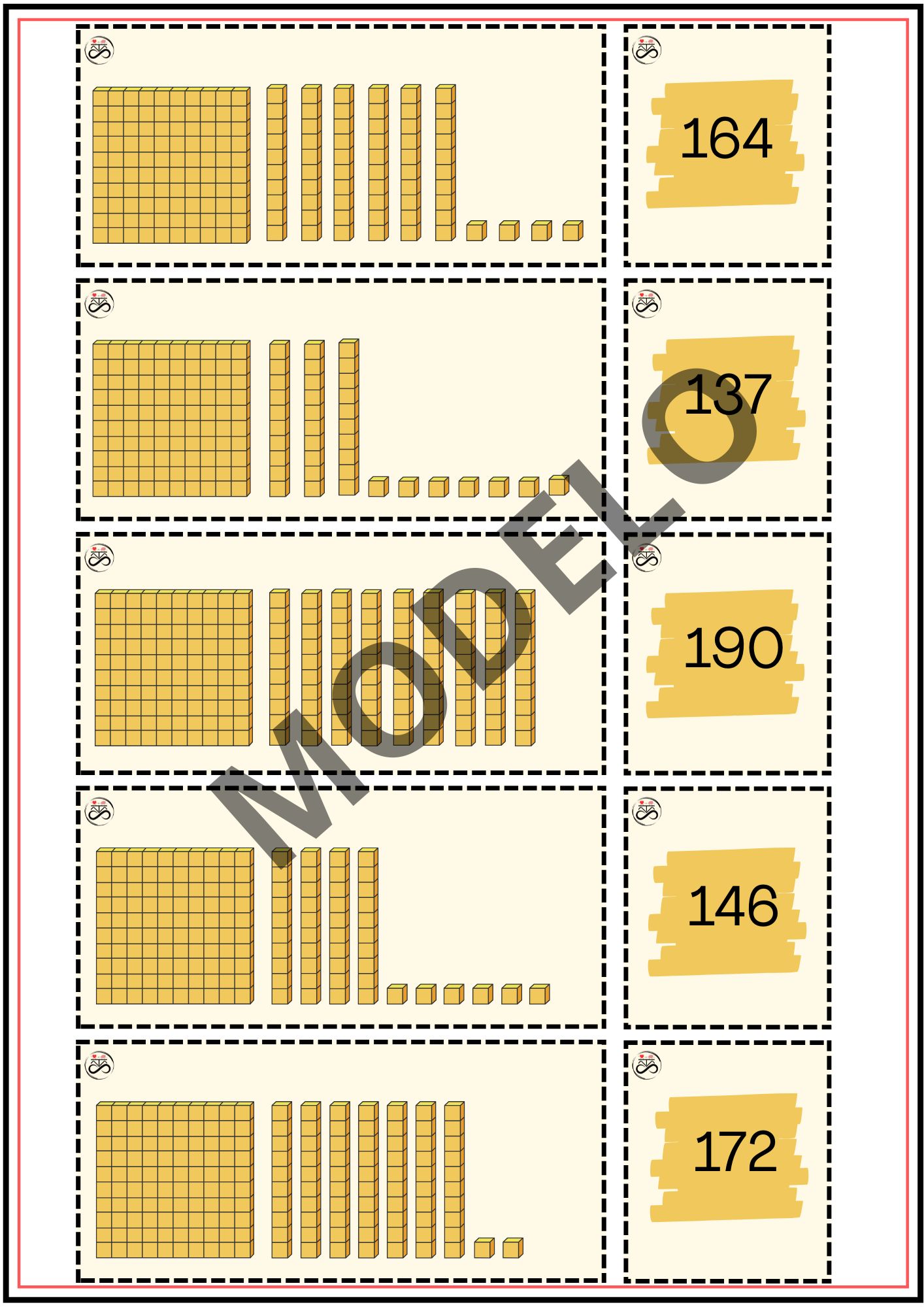 MATERIAL DOURADO - ENCONTRE OS PARES