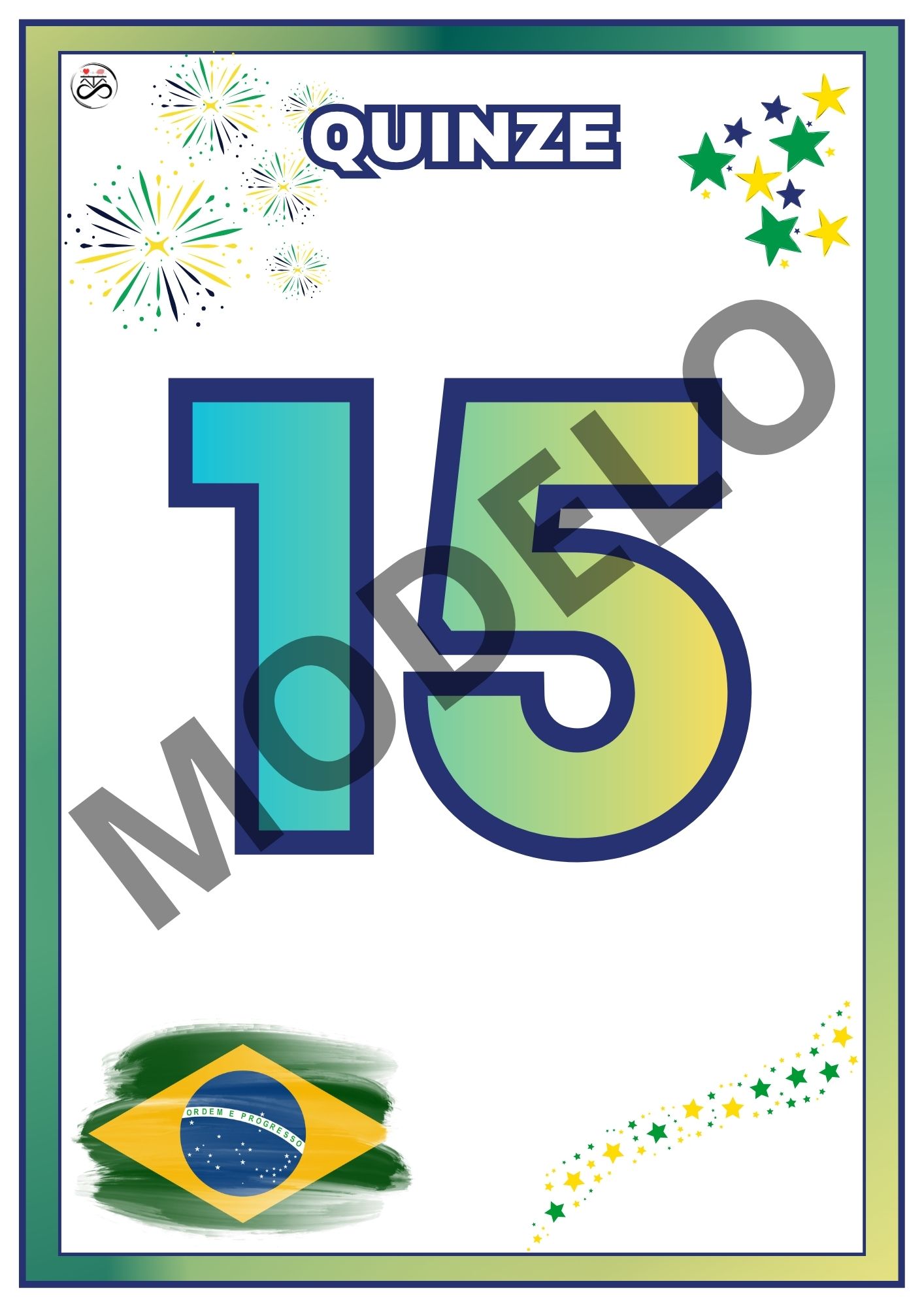 Sequência numérica de 0 a 30 (com escrita dos números) Tema: Rumo ao hexa