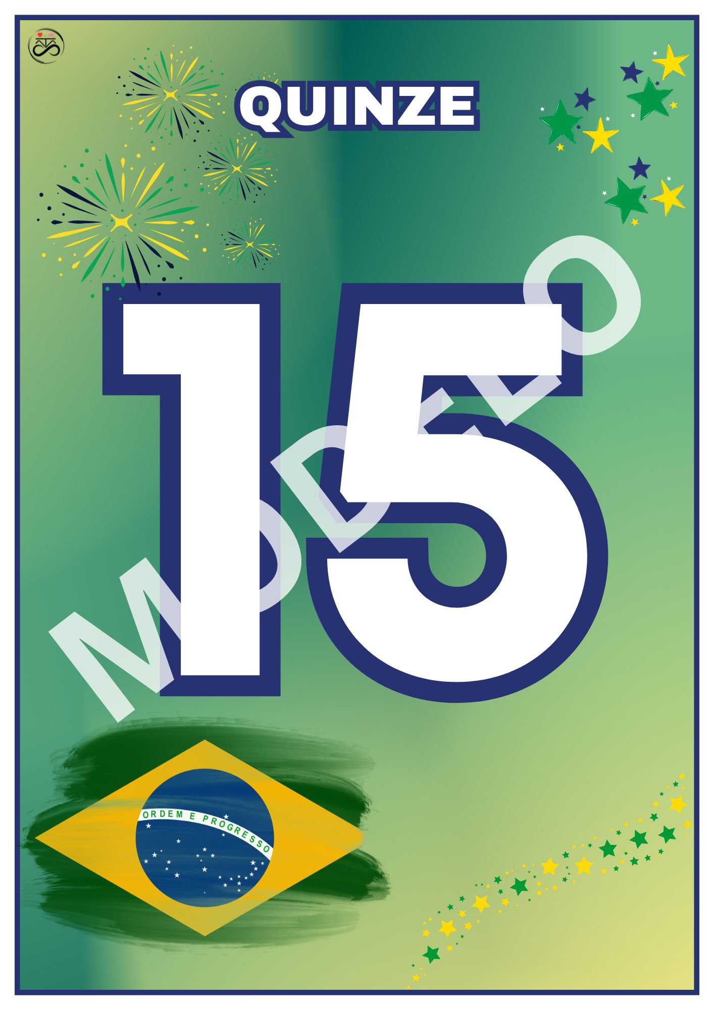 Sequência numérica 0 a 30 / Tema: Rumo ao hexa