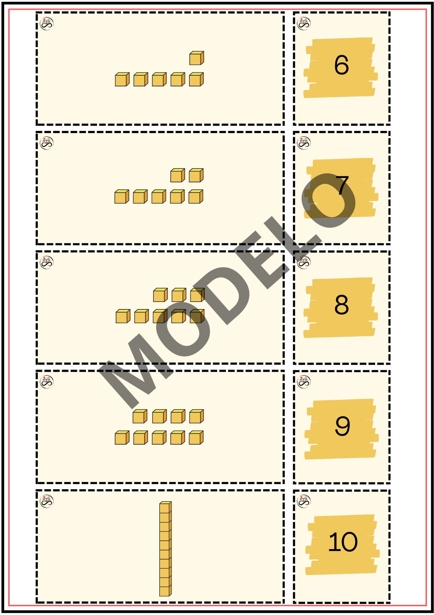 MATERIAL DOURADO - ENCONTRE OS PARES